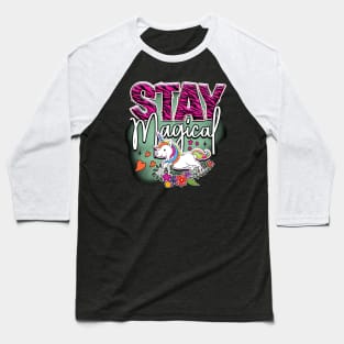 Stay Magical | Unicorn | T Shirt Design Baseball T-Shirt